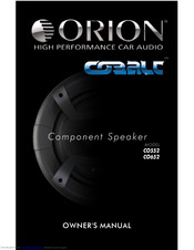 Orion Cobalt CO552 Owner's Manual