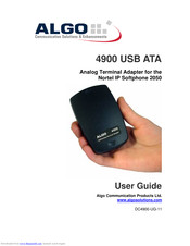 Algo 4900 USB ATA User Manual