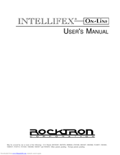 ROCKTRON Intellifex Online User Manual