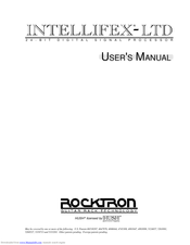 ROCKTRON INTELLIFEX LTD User Manual