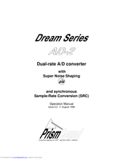 Prism Sound AD-2 Operation Manual