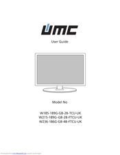 UMC W185-189G-GB-2B-TCU-UK User Manual