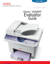 Xerox Phaser 3200 Evaluator Manual