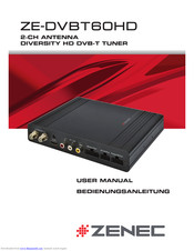 ZENEC ZE-DVBT60HD User Manual