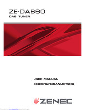 ZENEC ZE-DAB60 User Manual
