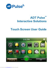 ADT ADT Pulse Touch Screen User Manual