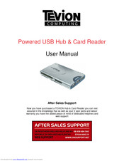 Tevion Powered USB Hub & Card Reader User Manual