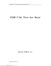 ATCOM AT-323 User Manual