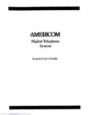 AMERICOM 7110X-XX User Manual