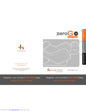 Human Touch ZeroG 2.0 Use & Care Manual