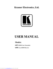 Kramer 640T User Manual