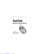 Saitek Notebook 800 dpi User Manual