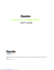 Dazzle Universal 3 in 1 Reader/Writer User Manual