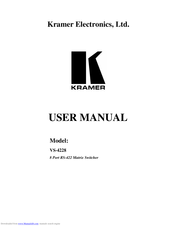 Kramer VS-4228 User Manual