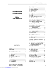 Array electronic 3645A-TYPE User Manual
