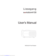 Liesegang e-motion4100 User Manual