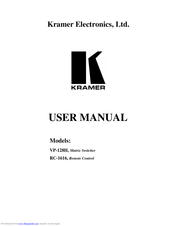 Kramer VP-128H User Manual