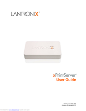 Lantronix xPrintServer User Manual