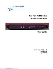 Lantronix 300.000.4000 User Manual
