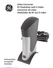 GE Video Converter RF Modulator with S-Video User Manual
