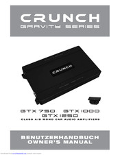 Crunch GTX 750 Owner's Manual