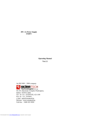 ScienTECH ST4073 Operating Manual
