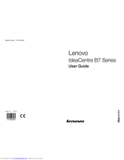 Lenovo IdeaCentre B7 Series User Manual