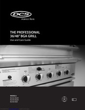 DCS BGA48-BQR Use And Care Manual