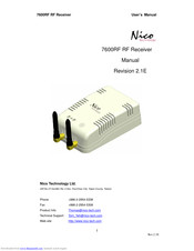 Nico Technology 7600RF User Manual