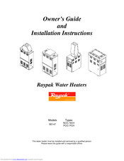Raypak B0147 Owner's Manual And Installation Instructions