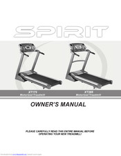 Spirit XT285 Owner's Manual