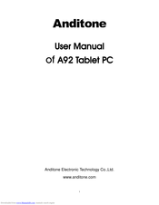 Anditone A92 User Manual