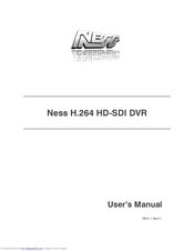 Ness H.264 HD-SDI User Manual