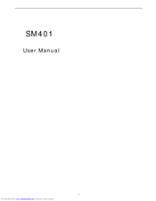 Salora SM401 User Manual