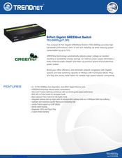 TRENDnet TEG-S80Dg Brochure & Specs