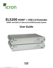 Icron EL5200 HDMI + USB 2.0 Extender User Manual