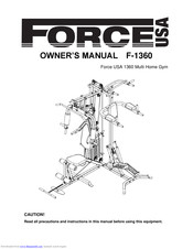 Force USA F-1360 Owner's Manual