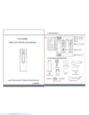 Lawmate PV-RC300 Operation Manual