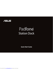 Asus PadFone Quick Start Manual