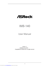 ASRock IMB-140 User Manual