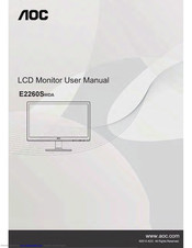 AOC e2260Swda User Manual