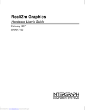 Intergraph RealiZm Graphics V25 Hardware User's Manual