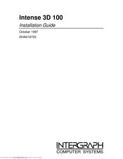 Intergraph Intense 3D 100 Installation Manual