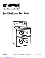 Kenmore Elite Smoothtop Double Oven Range Use & Care Manual