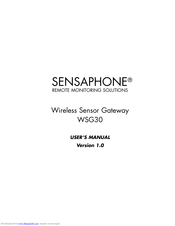 Sensaphone WSG30 User Manual
