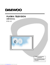 Daewoo DTS-42 Instruction Manual