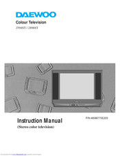 Daewoo 2594ST Instruction Manual