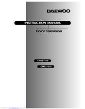 Daewoo CM27101S Instruction Manual