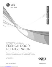 LG LFX28995 Series Owner's Manual