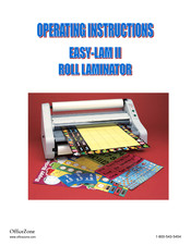 Officezone Easy-Lam II Operating Instructions Manual